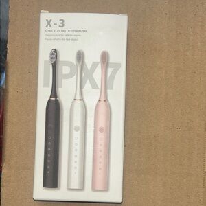 X-3 Sonic Electric Toothbrush - Black
